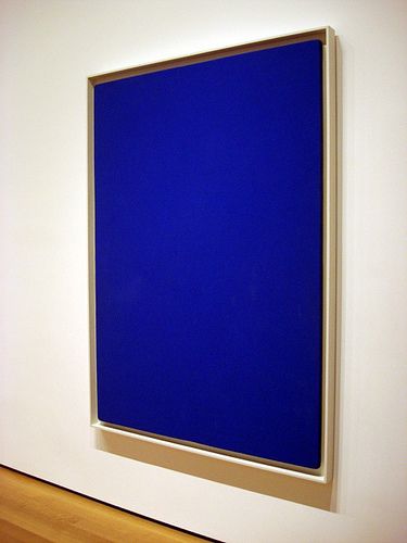 Ives Klein, Blue Monochrome, Moma New York